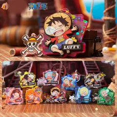 Win Main One Piece Chinese Food Series Mystery Box Anime Stamp