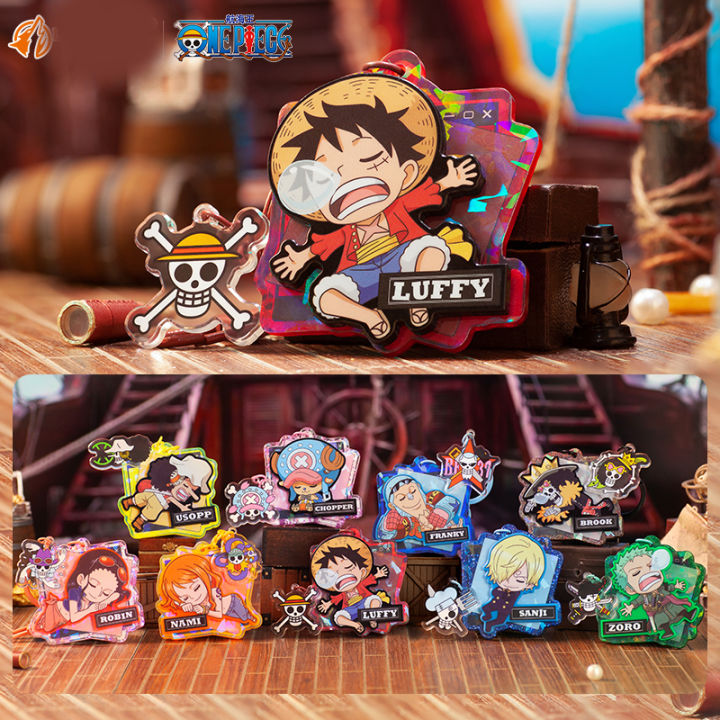 One Piece Sweet Dreams Acrylic Key Chain Series Blind Box by TOEI Animation Luffy Sanji Zoro (100% Authentic) 现货正品航海王海贼王甜蜜的梦系列亚克力盲盒挂件手办潮玩路飞乔巴