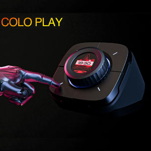 Cololight COLO PLAY Stream Desktop One Touch Boot for PC Gaming Mini Keyboard Customized Cyber-Themed Knob Controller