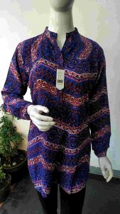 Blouse Motif - Blouse Motif Rayon - Blouse Motif Wanita Casual