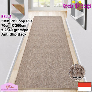 Tren-D-rugs Karpet polos panjang alas lantai ruang tamu tidur modern anti slip 70 cm x 200 cm - NMs