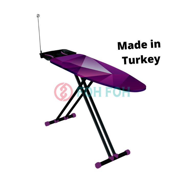 [SG Stock] EGE Turkey Folding Diamond Ironing Board 42x125cm Large