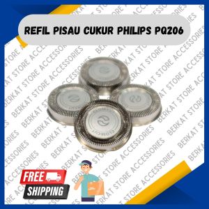 Philips PQ206 Refil Pisau / Refil Mata Pisau Shaver Philips Cocok Untuk PQ206