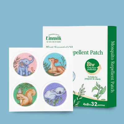 Einmilk Baby 32pcs Mosquito Repellent Patch Anti-mosquito Sticker For Baby Kids Repellant Cartoon Design