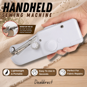 Handy Stitch Portable Handheld Sewing Machine Mini Cordless Stitcher for Clothes Fabric Repair DIY