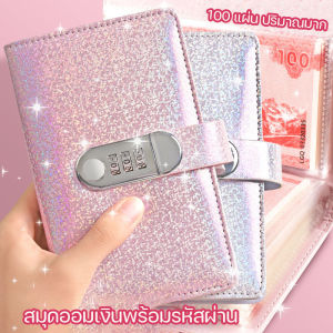 【Zhaozhao】COD กระเป๋าเงินPUล็อครหัสแฟชั่น เนื้อหนังวิววับ ความจุใหญ่ กันน้ำได้ ใส่เหรียญ บัตร เงินสด พกพาสะดวก