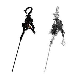 Comfortable Piercing Earrings Rose and Black Crow Stick Clip Earring Alternative Style Accessories Party Wear Jewelry