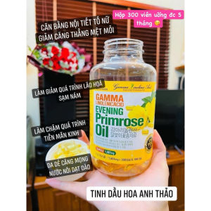 [HÀNG CHÍNH HÃNG] Viên Uống Tinh Dầu Hoa Anh Thảo Hàn Quốc Làm đẹp da cân bằng nội tiết tố nữ ngăn rụng tóc