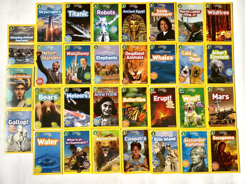 22 Books/Set English Picture Book National Geographic Kids Level 3