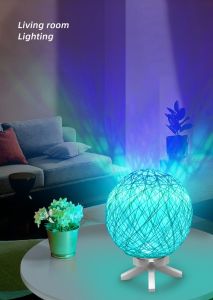 ❗️(พร้อมส่ง) โคมไฟ Led ทรงกลม โคมไฟหัวเตียง โคมไฟตั้งโต๊ะ พร้อมสาย USB🔅