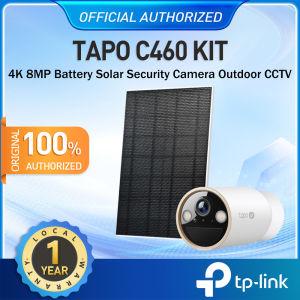 Tapo C460 KIT 4K 8MP Wireless Solar Security Camera |  AI Human/Pet/Vehicle Detection | Color Night Vision | IP66 Weatherproof | Works with Alexa & Google