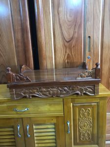 Freeship 1 Bàn thờ treo tường gỗ gõ đỏ kích thước 61cm x 41cm