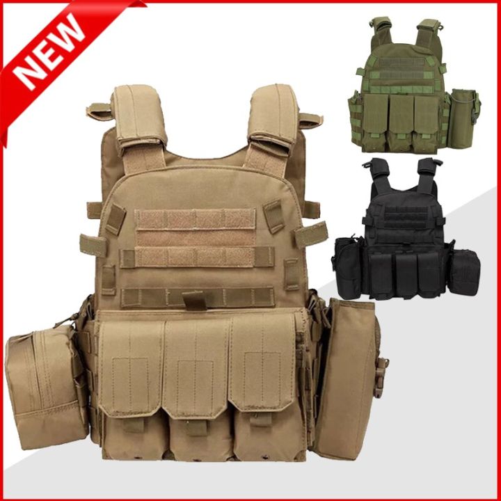 Men Women Molle Bikini Chest Rig Tactical Vest Quick Release Breastplate  Airsoft