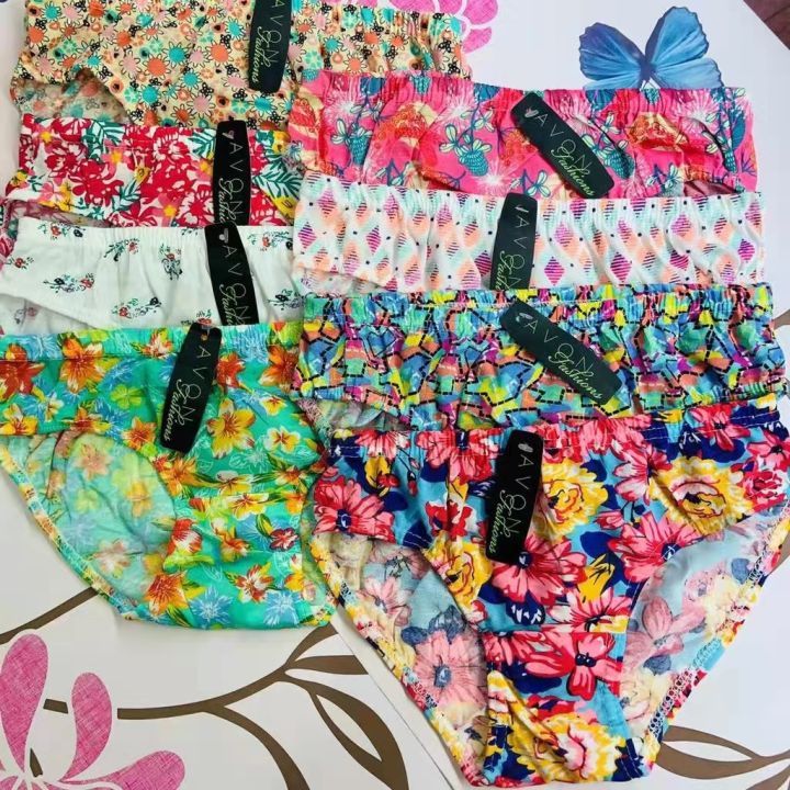 A&C #6PCS #03-A  PANTY WOMENS COTTON