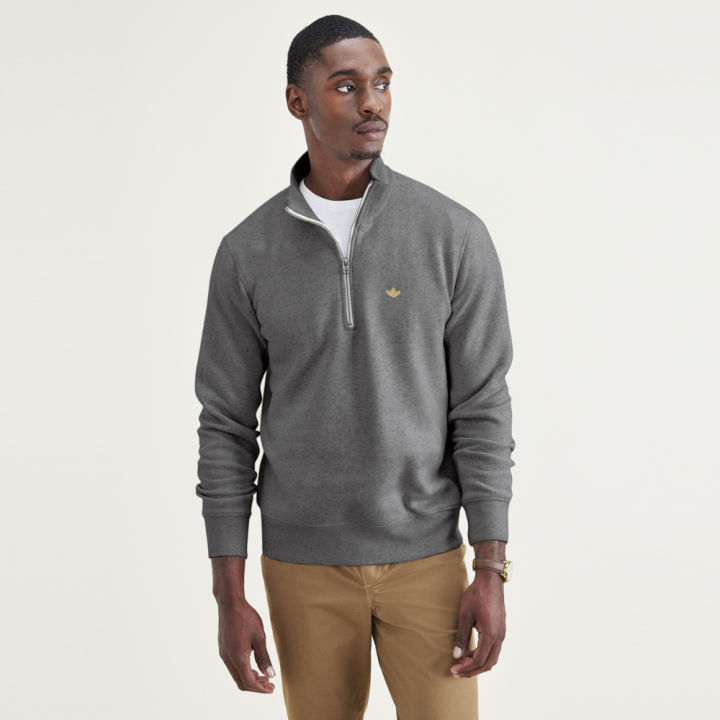 dockers quarter zip sweater