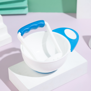 Gratis Semua - Alat Penghancur Makanan Bayi Mpasi / Set Grinding Bowl Bayi 2 in 1 / Baby Safe Food Masher Grinding Bowl