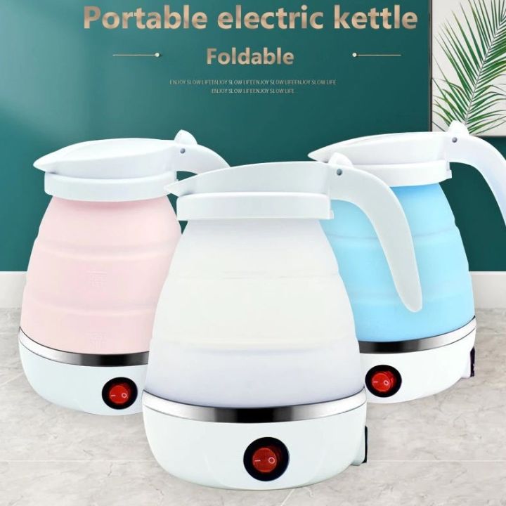 Silicone Travel Folding Electric Kettle Collapsible Foldable Tea