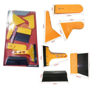 Bộ dụng cụ dán phim cách nhiệt dán decal tháo decal ô tô 7 món - dụng cụ cạo phim cách nhiệt xe hơi