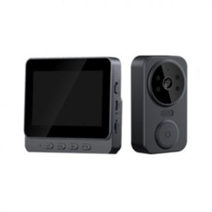 Doorbell Camera with Screen Wireless Intercom for Home Infrared Night Version Two-Way Speaking Video Door Ring Long Distance One Key Connection 4.3