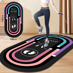 Dobetters แผ่นรองกระโดดเชือกแบบหนา ดูดซับแรงกระแทก เสื่อโยคะ พรมปูพื้นทรงวงรี yoga mat 7 มม. กันลื่นแบบไร้เสียง