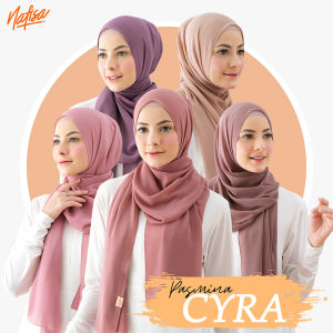 Nafisa Hijab Pasmina Cyra - Kerudung Pashmina Warna Pastel Premium
