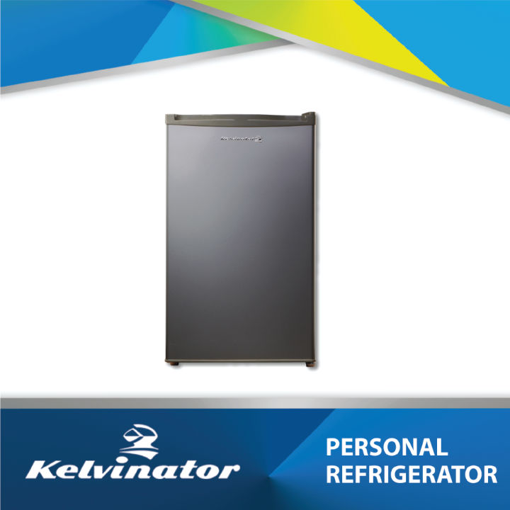 Kelvinator Personal Refrigerator 4.0 cu.fit, Manual Defrost, Silver ...