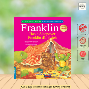 Bộ truyện về chú rùa nhỏ Franklin - Franklin đãi khách (song ngữ Anh-Việt)(bản quyền)