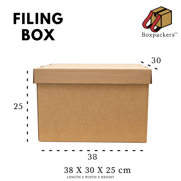 BOXPACKERS PH Corrugated Carton Filing Box Kraft Container LOWEST PRICE