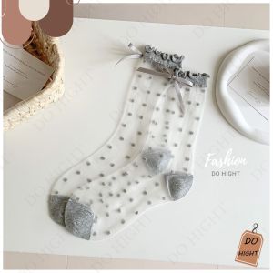 พร้อมส่ง⚡ มีเก็บเงินปลายทาง💸ถุงเท้าหุ้มข้อ ซีทรู มี 3 สี แนะนำเท้าไม่เกิน41 (ราคาต่อ 1 คู่) : Do hight