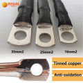 8 AWG # 10 Stud Marine Grade Wire Lugs, Battery Cable Ends, Tinned Copper Eyelets, Terminal Connectors. 