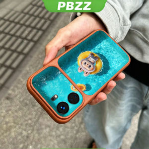PBZZ Case for POCO C65 5G REDMI 13C 2023 4g phone casing Softcase Silicone shockproof Cover new design aesthetic cute purple for girls Cartoon swimming KNYC3