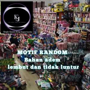 Ready SET SPREI LIKE ROSE (Lengkap sarung bantal dan guling ) Lembut anti Geser T20 CM