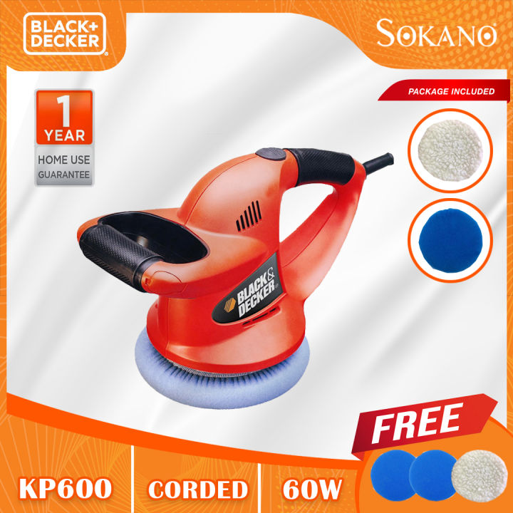 BLACK DECKER KP600 152MM Random Orbit Waxer Polisher Lazada