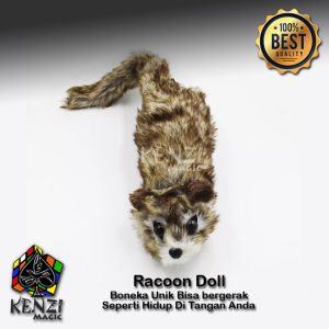 Boneka Racoon - Racoon Doll - Boneka Hidup - Alat Sulap Boneka - KZ042