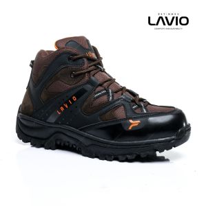 Sepatu Safety Pria Ujung Besi Gunung Hiking Trekking Lavio Gibson