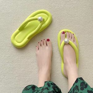 READY STOCK!!!Sandal Womens with Pearl Kasut Shoe Soft Flat Slipper Lady Woman Wanita Girl Lawa Casual  8031 Pearl