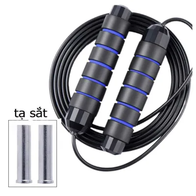 Dây nhảy thể lực đàn hồi 2.9m lõi thép hỗ trợ luyện tập thể dục thể thao tiện lợi tại nhà