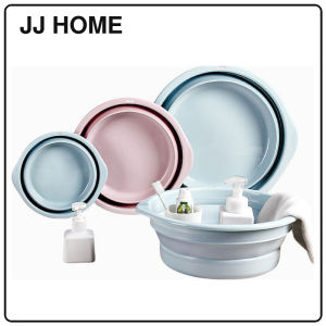 【JJ HOME】Foldable Washing Basin/Portable Collapsible Wash Basin/Space Saving Bathroom Accessories