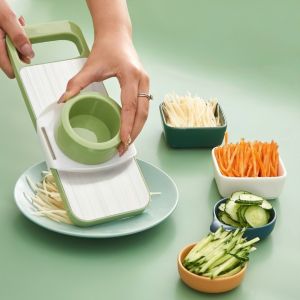 Bộ nạo rau củ quả 5 lưỡi dao INOX 304 không gỉ đồ bào rau củ đa năng cao cấp đa năng tiện dụng nhà bếp