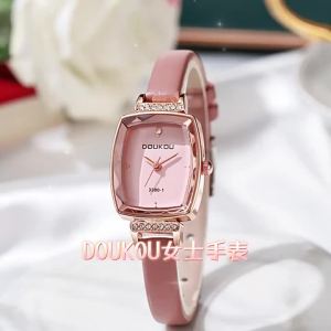 New womens watch fashionable Korean-style barrel-shaped student niche style watch womens quartz watch