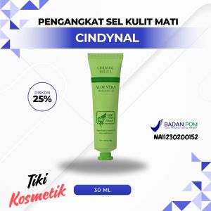 Gel Kecil Cindynal 30 gr Penghilang daki Aloevera Menghilangkan Sel Kulit Mati Pencerah Kulit Bebas Noda dan Kotoran Wajah