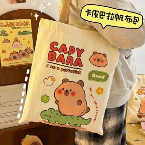 Hello Kitty Canvas Bag Cartoon Sanrio Kuromi My Melody Portable Shoulder Bag Light and Large Capacity Shopping Bag Travel Bag Gift Toy