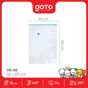 Goto Vakugo Vacuum Bag Plastik Vakum Pakaian Vacum Baju Traveling