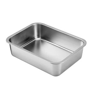 for Cat Litter Pan for Older Cats Stainless Steel Small Smooth Surface Never Rus2026