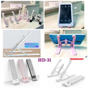 Stand holder lipat HD31 folding desktop Phone Liftable Foldable HD-31 penyangga dudukan Universal HP Tablet