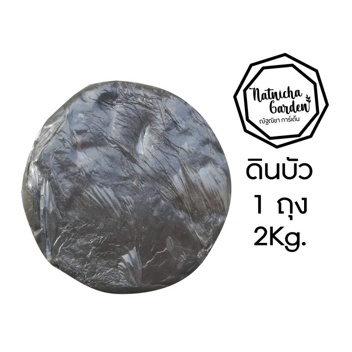 ดินเหนียวปลูกบัวและงานฝีมือ เนื้อเนียน 2 กก.