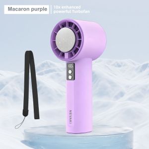 Quạt cầm tay sò lạnh NEVAKI GFS006 với 100 cấp độ giódây đeo cổlàm lạnh nhanh chóngbảo hành 6 tháng