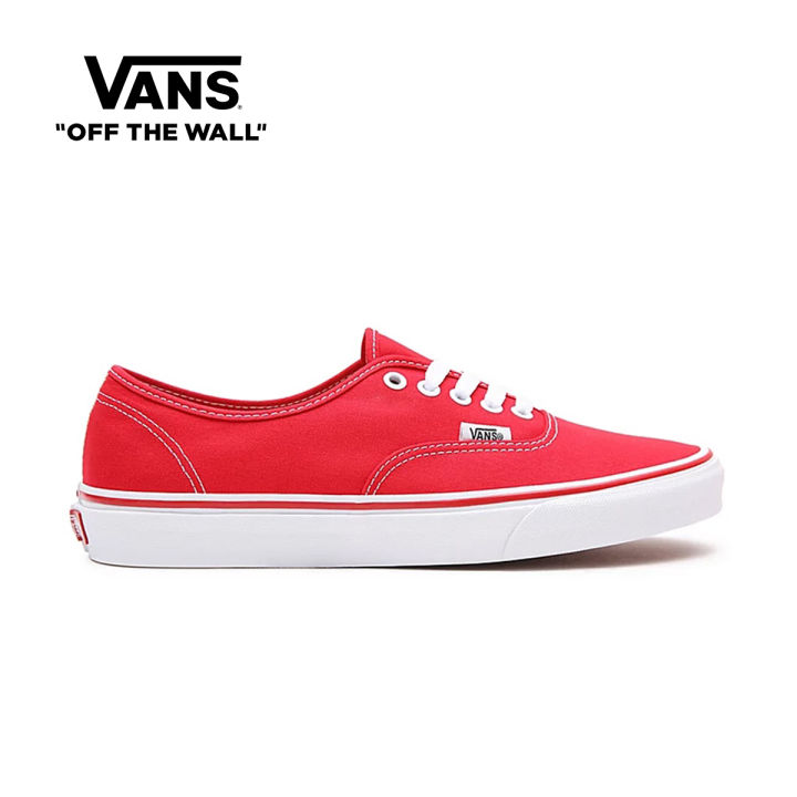 Mens red vans on sale shoes