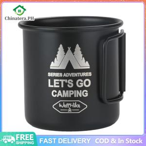 300ML Picnic Utensils Aluminium Alloy Camping Water Cup Foldable Handle Picnic Cup Ultra-Light Outdoor Kitchen Equipment