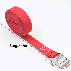 Luggage Straps Heavy Duty Cargo Strap Ratchet Tie Down Lashing Belt Tow Rope For Motorcycle And Car
